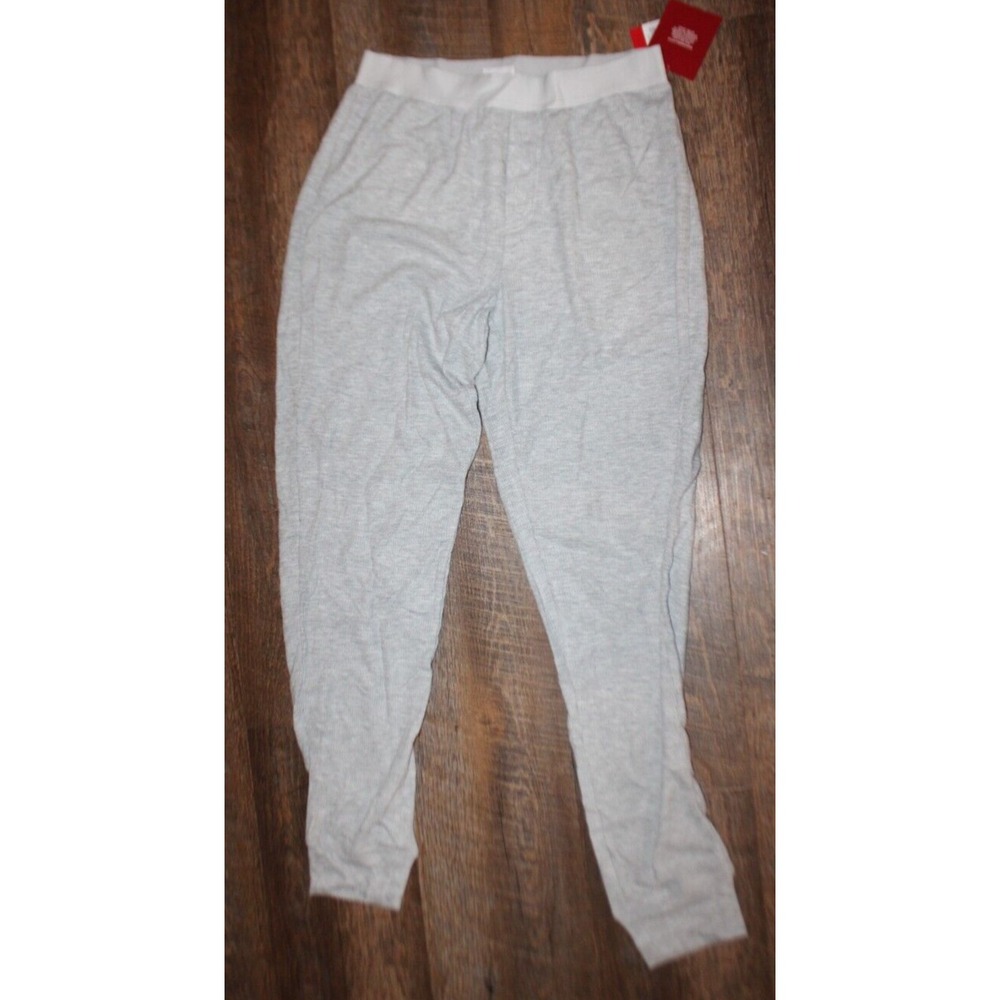 Wondershop Womens Thermal Pajama Pants Gray Elastic Waist Sleep Bottoms Size M